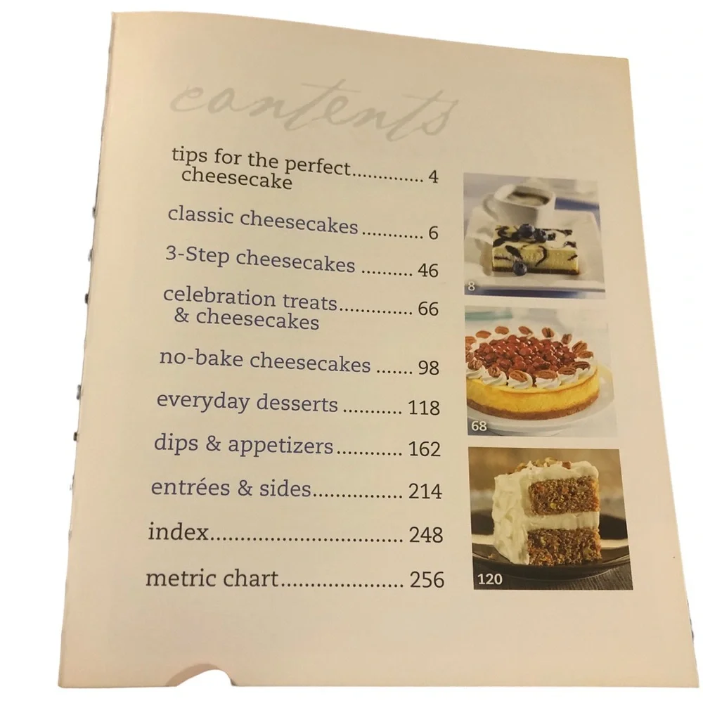 Philadelphia Cream Cheese Cookbook Soft Cover 255 Pgs Desserts Appetizer Dips